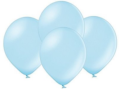 Balony metalizowane 10' kolor : błękitne 51-10 100 sztuk