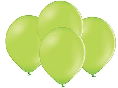 Balony metalizowane 9' kolor : jasnozielone 88-09 100 sztuk