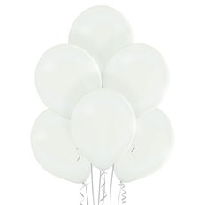 Balony metalizowane 12' kolor : białe B105 - 002 100 sztuk